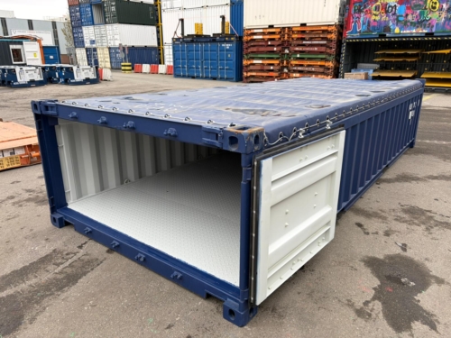 20FT open top halfhoog deuren open