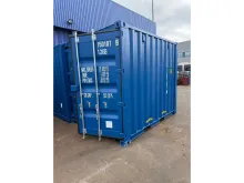 Vernooy 10FT 8.6 RAL5010 - 10FT 8.6 RAL5010 NIEUW - HOUTEN VLOER - 4 DEURSTANGEN - LOCKBOX - CORTEN GEBOUWD Vernooy 10FT 8.6 RAL5010 - Vernooy
