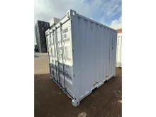 Vernooy 10FT 8.6 RAL9010 - 10FT 8.6 RAL9010 NIEUW - HOUTEN VLOER - 4 DEURSTANGEN - LOCKBOX - CORTEN GEBOUWD Vernooy 10FT 8.6 RAL9010 - Vernooy