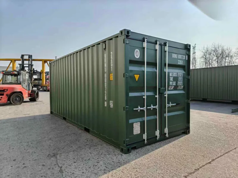 Vernooy 20FT 8.6 NIEUW / ONEWAY RAL6007 GROEN - Vernooy