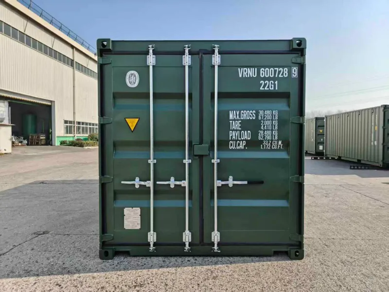 Vernooy 20FT 8.6 NIEUW / ONEWAY RAL6007 GROEN - Vernooy